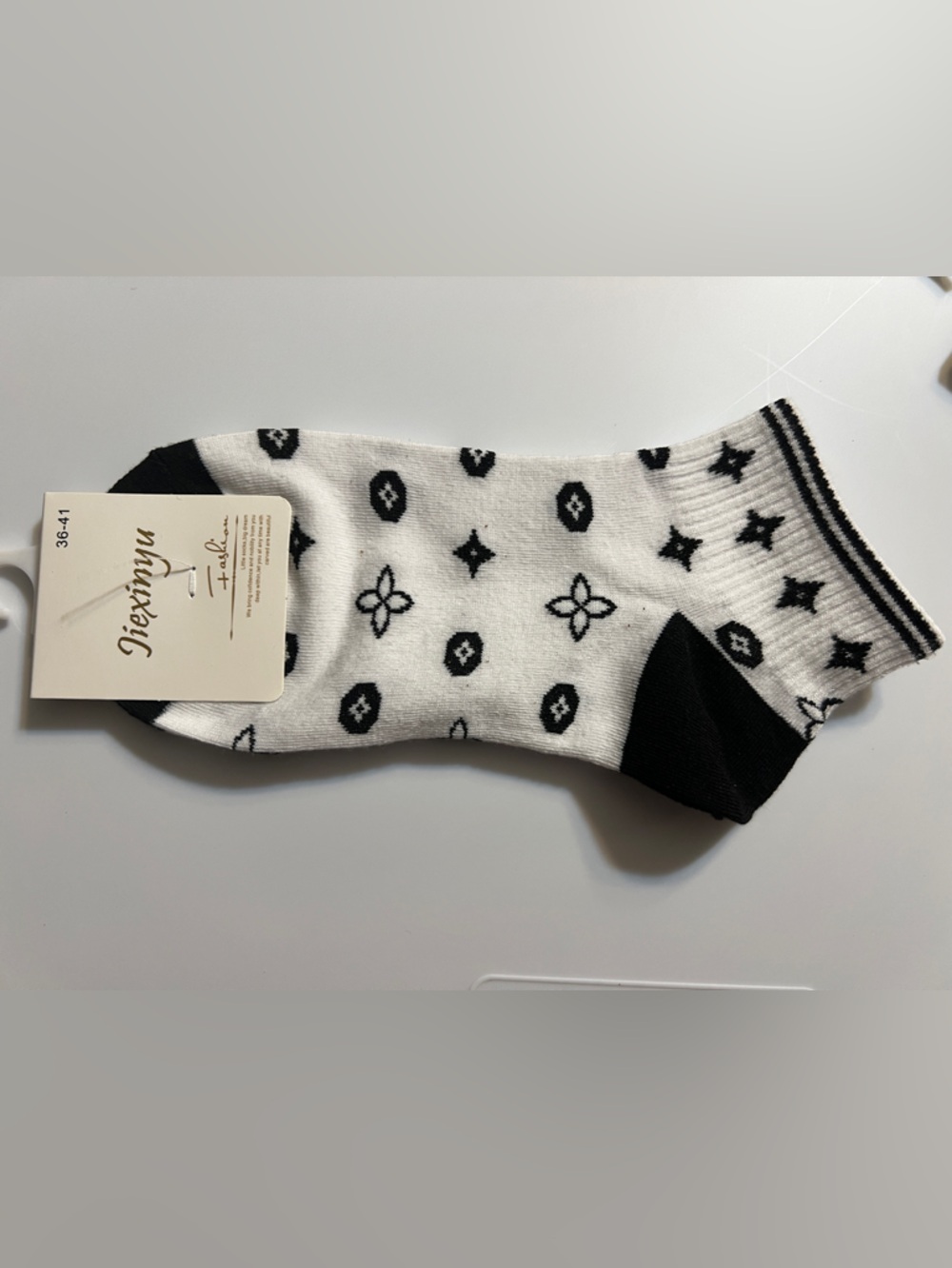 Circle & Star Patterned Fashion Ankle Socks - 3-Pack Bundle NWT - Picture 2 of 4